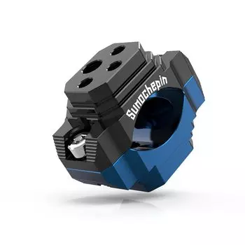 Аксессуары для мотоцикла многофункциональный держатель на руль, кронштейн для зажим бампера, титановый кронштейн для прожектора, зеркала, GPS, держателя телефона