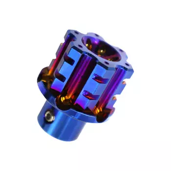 Аксессуары для мотоциклетных ключей универсальные Cnc сгоревшая титановая головка для ключей мотоциклетные декоративные аксессуары