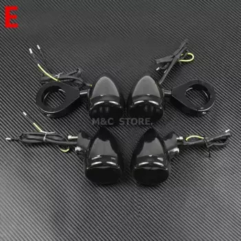 Аксессуары для мотоциклов, 39 мм, передний и задний светодиодный индикатор указателя поворота, перемещение вилочного зажима для Harley Sportster Custom