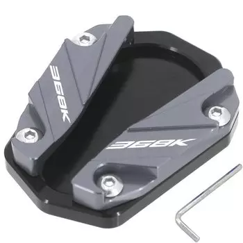 Аксессуары для мотоциклов, алюминий с ЧПУ для ZONTES 368G 368K 368E 368 K E G, боковая подставка, увеличенная пластина, удлинитель подставки