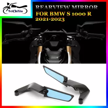 Аксессуары для мотоциклов, боковые зеркала для BMW S 1000 R 2021 2022 2023 S1000R, зеркало заднего вида с ветровым крылом