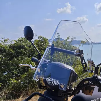 Аксессуары для мотоциклов CC 110 2023 для лобового стекла аксессуары для HONDA Cross Cub 110 CC110 дефлектор ветра обтекатель