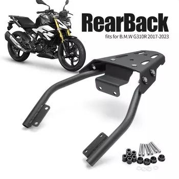 Аксессуары для мотоциклов, черный задний багажник для BMW G310R G310 R 2017-2024