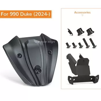 Аксессуары для мотоциклов, дефлектор, ветрозащитный щиток для 990 Duke для Duke 990 2024 2025, муховой экран, передний маленький обтекатель лобового стекла