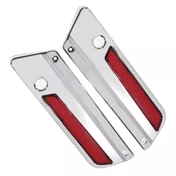 Аксессуары для мотоциклов, седельная сумка, защелки, отражатель для Harley Touring Road King Electra Street Glide FLHT FLHX FLHR 94-13