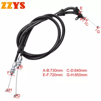 Аксессуары для мотоциклов, трос дроссельной заслонки, провод, кабель для возврата топлива для Suzuki GSX-R750 GSXR750 GSXR GSX-R 750, модель Y/K1 2000-2003 02