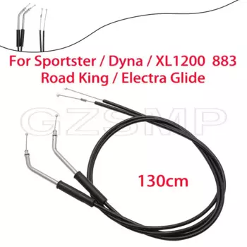 Аксессуары для мотоциклов, трос дроссельной заслонки для Harley Sportster XL1200 883 Dyna Road King Electra Glide