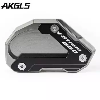 Аксессуары для мотоциклов, удлинитель боковой подставки для Suzuki vstrom 650 DL650 v strom 650 xt 650XT vstrom650 dl 650 2004-2024