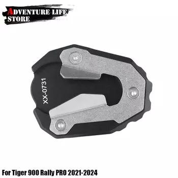 Аксессуары для мотоциклов, увеличитель ног, подставка, удлинитель для Tiger 900 Rally PRO 2021-2024, боковая ножка, подставка, CNC, алюминий
