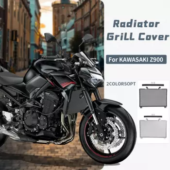 Аксессуары для мотоциклов Z900, защитная крышка радиатора, протектор, решетка радиатора, водяной охлаждающей жидкости для Kawasaki Z 900, ZR900, 2020, 2021, серебристый