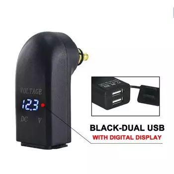 Аксессуары для мотоциклов, двойной USB-адаптер для зарядного устройства для BMW R1200RT F800 GS/ST K1200GT R1250GS R1200GS R1300GS Adv R12 F850GS F650GS