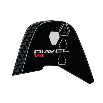 Аксессуары для мотоциклов, защита для зоны номерного знака, комплект 3D наклеек из эпоксидной смолы для Ducati Diavel V4 2023-