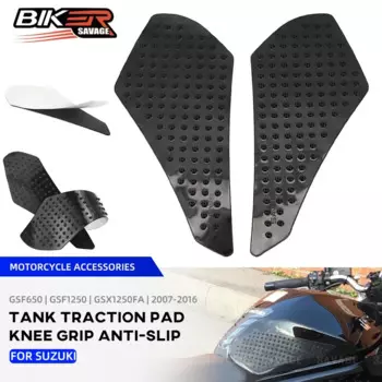 Аксессуары для мотоциклов, защитная наклейка на топливный бак для SUZUKI GSF 650 1250 BANDIT GSX 1250FA, наколенник, противоскользящие боковые наклейки