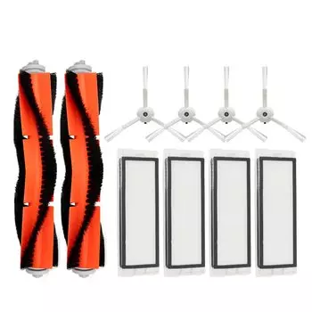 Аксессуары для робота-пылесоса Xiaomi MI 2 Roborock S50 S51: HEPA-фильтр, боковая щетка, основная щетка