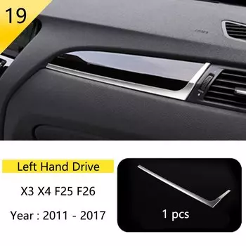 Аксессуары для рычагов переключения передач для автомобилей, БМВ X3, X4, F25, F26, кондиционеров, CD-панелей, дверей, подлокотников, декоративные Стикеры для автомобилей