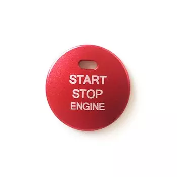 Аксессуары для стайлинга автомобилей, чехлы для двигателя, кнопки, наклейки, чехол для Toyota Corolla Camry Rav4 Yaris C HR Prius, кольца