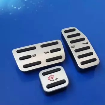 Аксессуары для стайлинга салона автомобиля для Honda свободного GB3 2011-2014 шаттл 2015-2019 Алюминиевый педаль акселератора тормоз нескользящий коврик