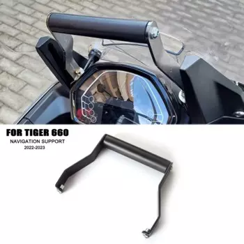 Аксессуары для Tiger 660, Кронштейн Пластины GPS навигации для Tiger660 2022-2023, новый держатель для телефона на мотоцикл