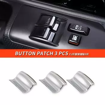 Аксессуары для Toyota FJ Cruiser 06-21 года, модификация интерьера, хромированная кнопка управления ветровым стеклом, декоративная защитная накладка