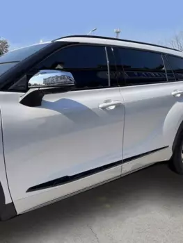 Аксессуары для Toyota Highlander XU70 2021 2022 2023, молдинговая лента для боковых дверей, лента для защиты крышки, молдинговая крышка, отделка