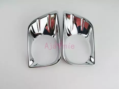 Аксессуары для Toyota Land Cruiser 150 Prado LC150 FJ150 2010-2013, передняя и задняя противотуманная фара, накладка на светильник, хромированный автомобильный Стайлинг