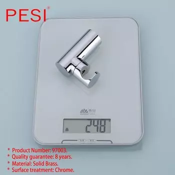 Аксессуары для ванной комнаты, однотонный латунный ручной держатель для душевой лейки, кронштейн, настенное крепление для биде-распылителя ванной комнаты, хромированный/черный.