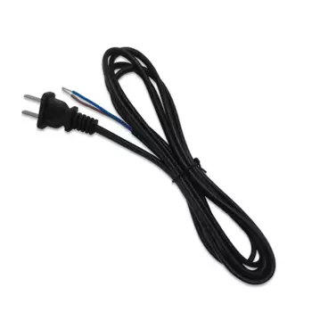 Аксессуары для вентиляторов, шнур питания с вилкой, двухконтактный провод питания, черный напольный вентилятор/настольный вентилятор/фен