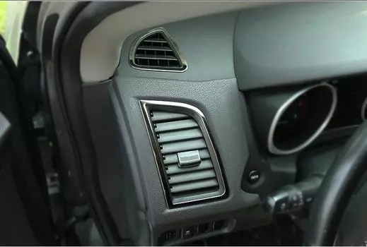 Аксессуары из нержавеющей стали для Mitsubishi ASX 2018 2011 2012 2013 2014 2016, автомобильная отделка, крышка выходного отверстия кондиционера, Стайлинг