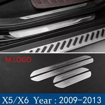 Аксессуары Накладка на порог Защитная Наклейка для BMW X1 X5 X6 E70 E71 E84 E90 F10 F15 F16 F20 F25 F26 F30 F36 F34