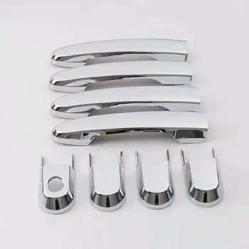 Аксессуары подходят для 2005 2006 2007 2008 2009 HYUNDAI TUCSON хромированная крышка дверной ручки накладка молдинговая крышка