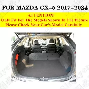 Аксессуары YJ AUTO, коврик в багажник автомобиля на заказ, подходит для MAZDA CX-5 2024 2023-2012, задний багажник, ковер, водонепроницаемый, всепогодная
