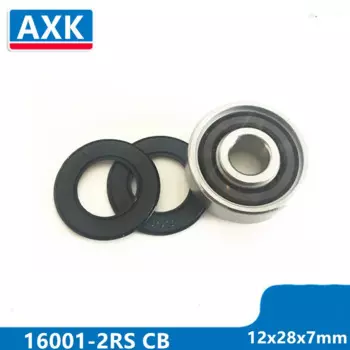 Axk 16001-2rs 16001 2rs, гибридный Керамический шарикоподшипник с глубоким желобом 12x28x7 мм, 16001-2rs стандарта Cb