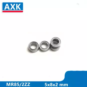 AXK 50 шт. MR85ZZ-2 5x8x2 мм, радиальный шарикоподшипник, Миниатюрный подшипник MR85/2ZZ