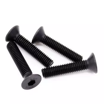M1.6 M2 M2.5 M3 M4 M5 M6 M8 Черный класс 10,9 Сталь DIN7991 Винт с шестигранной головкой и плоской потайной головкой