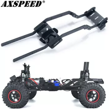 AXSPEED каркас каркаса из углеродного волокна комплект балок с лотком для батареи для 1/10 RC Crawler TRX4 Бронко защитные аксессуары