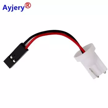 AYJERY 10 шт. Грузовик Авто BA9S/гирлянда/T10 W5w Светодиодная лампа светильник жгута проводов адаптер BA9S/гирлянда/T10 гнездо держателя