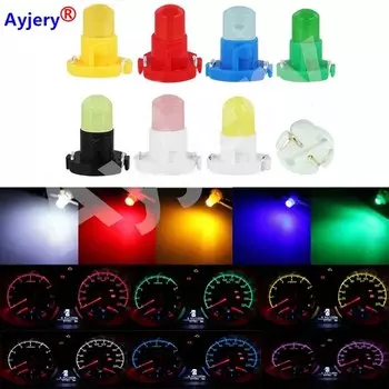 Ayjery 10 шт. T3 T4.2 T4.7 COB SMD F8, приборная панель, лампочки, карта фонарей, Индикатор Интерьера, лампы для автомобиля