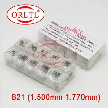 B21 1,50-1,77 мм регулировочные шайбы для форсунок с аккумуляторной топливной магистралью, ремонтные комплекты, B21 прокладка для дизельного двигателя для автомобиля denso