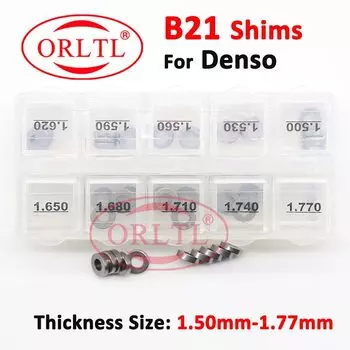B21 толщина 1,50-1,77 мм система регулировки инжектора с общей топливной магистралью, шайбы, наборы для ремонта шин B21