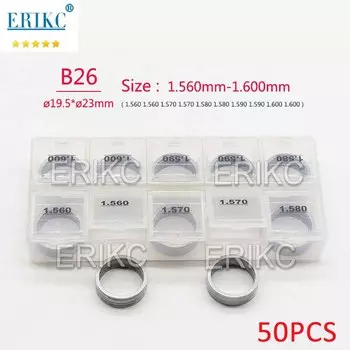 B26 насадка клапана подъема регулирующих шайб B26 прокладки для дизельного двигателя высота комплекта: 1,51-1,65 мм прокладки для топливного распылителя