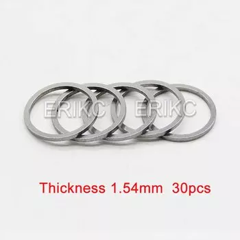 B26 Прокладки Комплект прокладок для дизельных форсунок Размер: 1,51-1,65 мм Шайбы регулировки подъема клапана форсунки Прокладки распылителя впрыска топлива