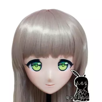 (B49) Индивидуальная маска на всю голову Comic Coser Crossdressing Силиконовая аниме Re:Dive Himemiya Maho Маска кигуруми Косплей