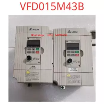 б/у инвертор серии M VFD015M43B, 1,5 кВт 380 В, VFD037M43Авсекундный тест в порядке