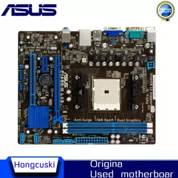 Б/у материнская плата A55 FM1 для ASUS F1A55-M LX3 материнская плата DDR3 32G SATA II USB2.0 PCI-E 2,0 Micro ATX