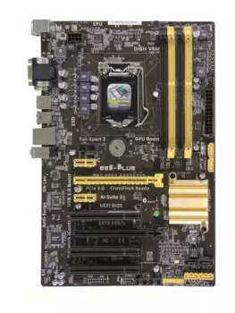Б/у настольная материнская плата B85 PLUS, B85 LGA 1150 для Core i7 i5 i3 SATA3 USB3.0 UEFI BIOS, материнская плата