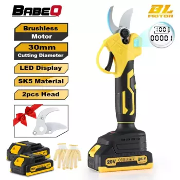 BABEQ Бесщеточные электрические секаторы 30 мм 2 передач для Makita