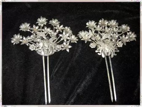 Бабочка любовь цветок ТВ-игра BuBuJingXin ручной работы антикварный Pinach произведение искусства Hanfu аксессуар женская заколка для волос