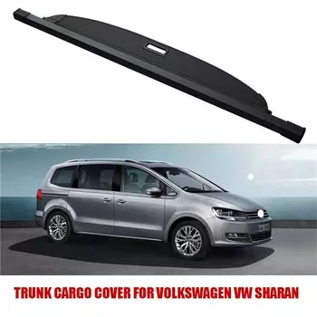 Багажник багажника для Volkswagen VW Sharan 2012-2021, защитный щит, задняя багажная занавеска, перегородка, конфиденциальность, автомобильные аксессуары