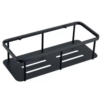 Bagnolux черные настенные полки для ванной из нержавеющей стали