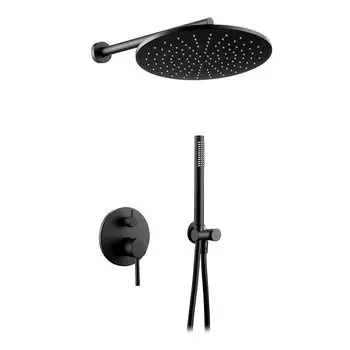 Bagnolux черный латунный душевой гарнитур Gunmetal